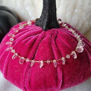 Anthropologie Mixed Crystal Stone Bracelet